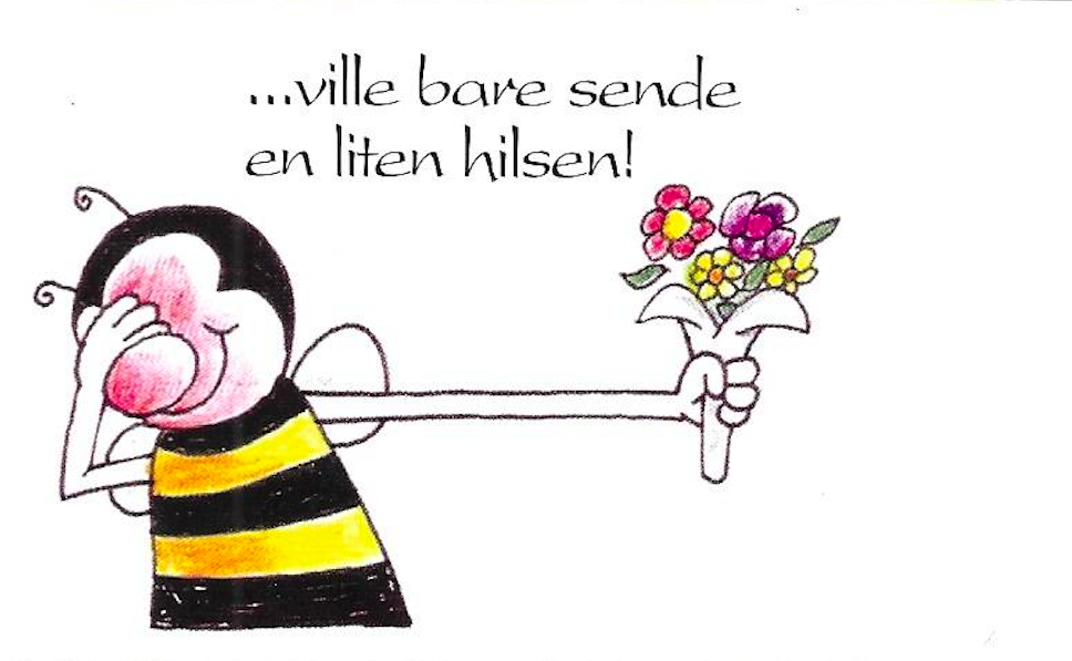 ...ville bare sende en liten hilsen!